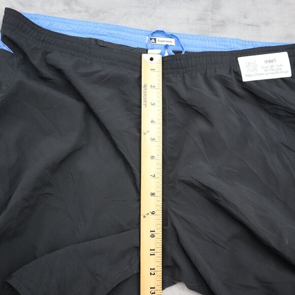 Adidas Shorts Mens L Black Supernova Pull On Active Fitness Work Out Bottoms - Picture 4 of 15